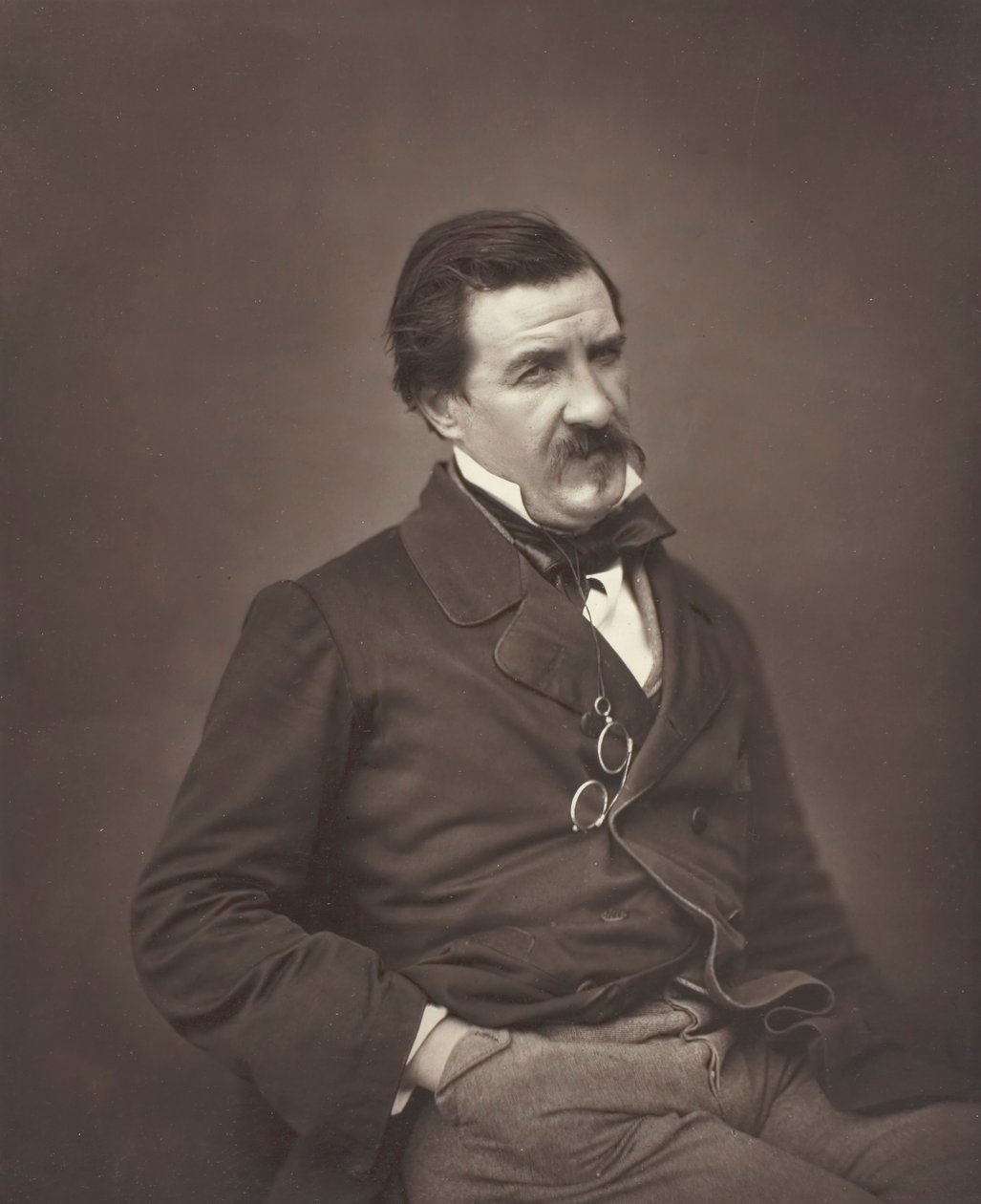 Champfleury born Jules François Felix Fleury-Husson, French critic and novelist, 1821-1889, c. 1855 by Nadar