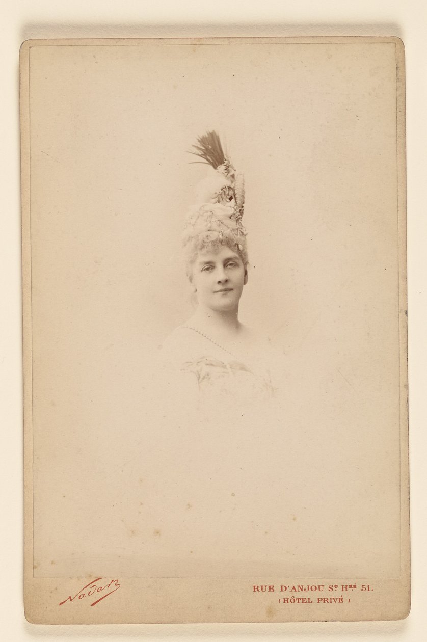 Countess Hélène de Pourtalès by Nadar [Gaspard Félix Tournachon]