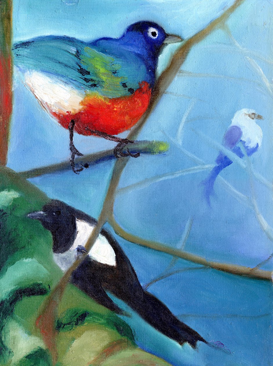 Tree Full of Birds by Nancy Moniz Charalambous