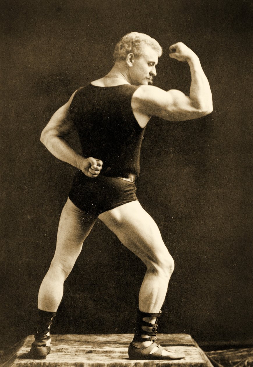 Eugen Sandow, in Classical Ancient Greco-Roman Pose, c.1893 by Napoleon Sarony