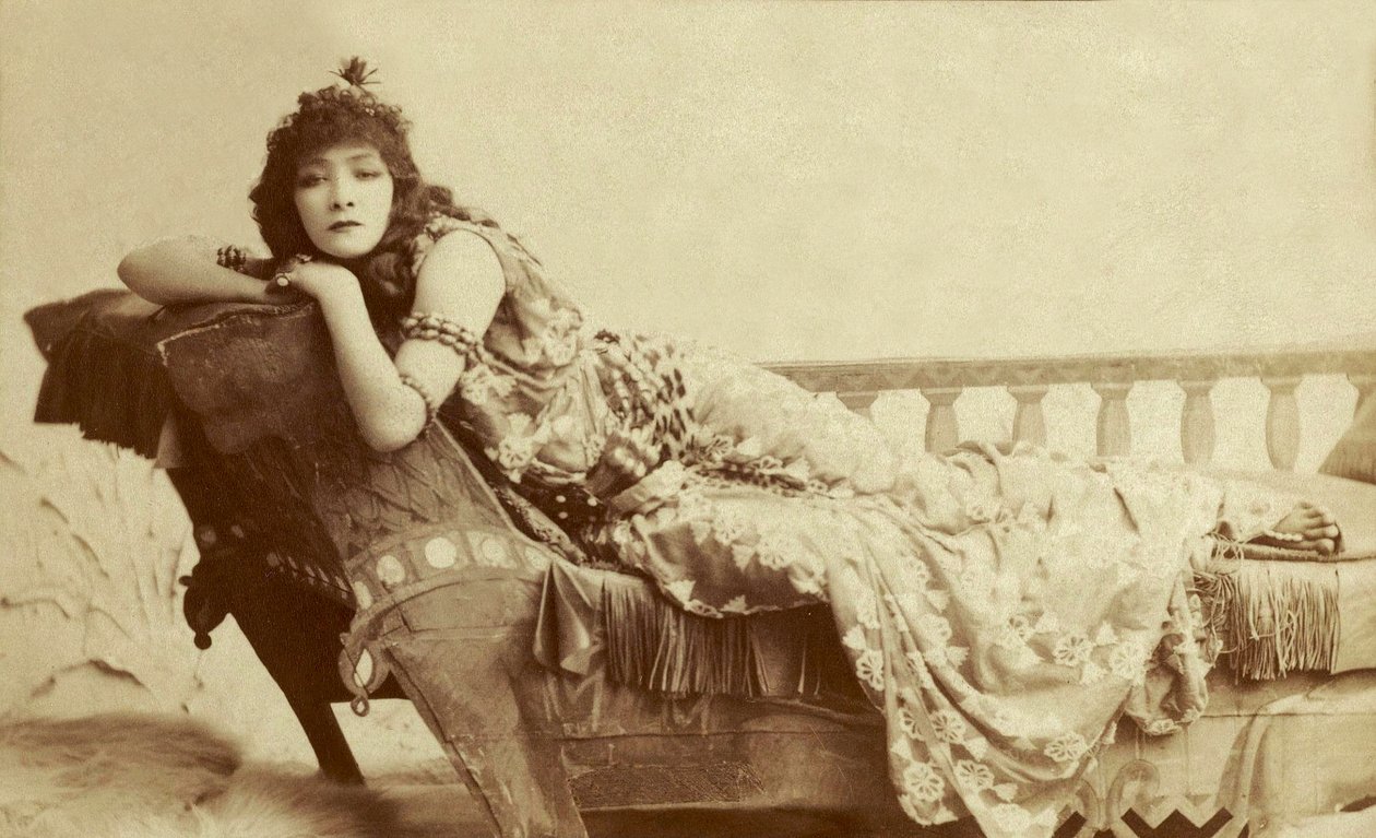 Portrait of Sarah Bernhardt as Cleopatra, 1891 by Napoleon Sarony