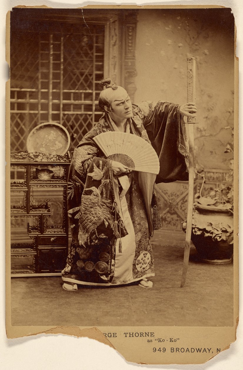 George (?) Thorne as "Ko-Ko" by Napoleon Sarony