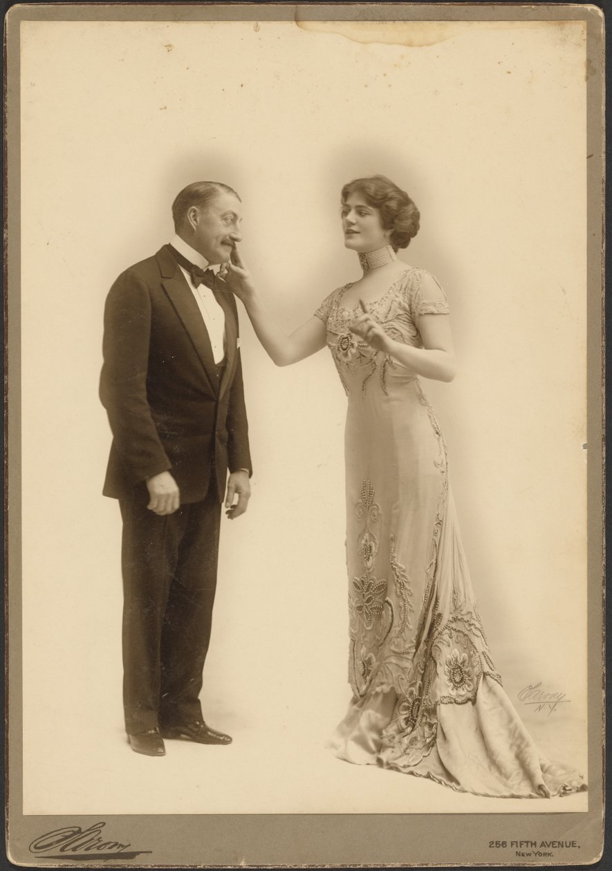 John Drew, Jr. and Woman by Napoleon Sarony