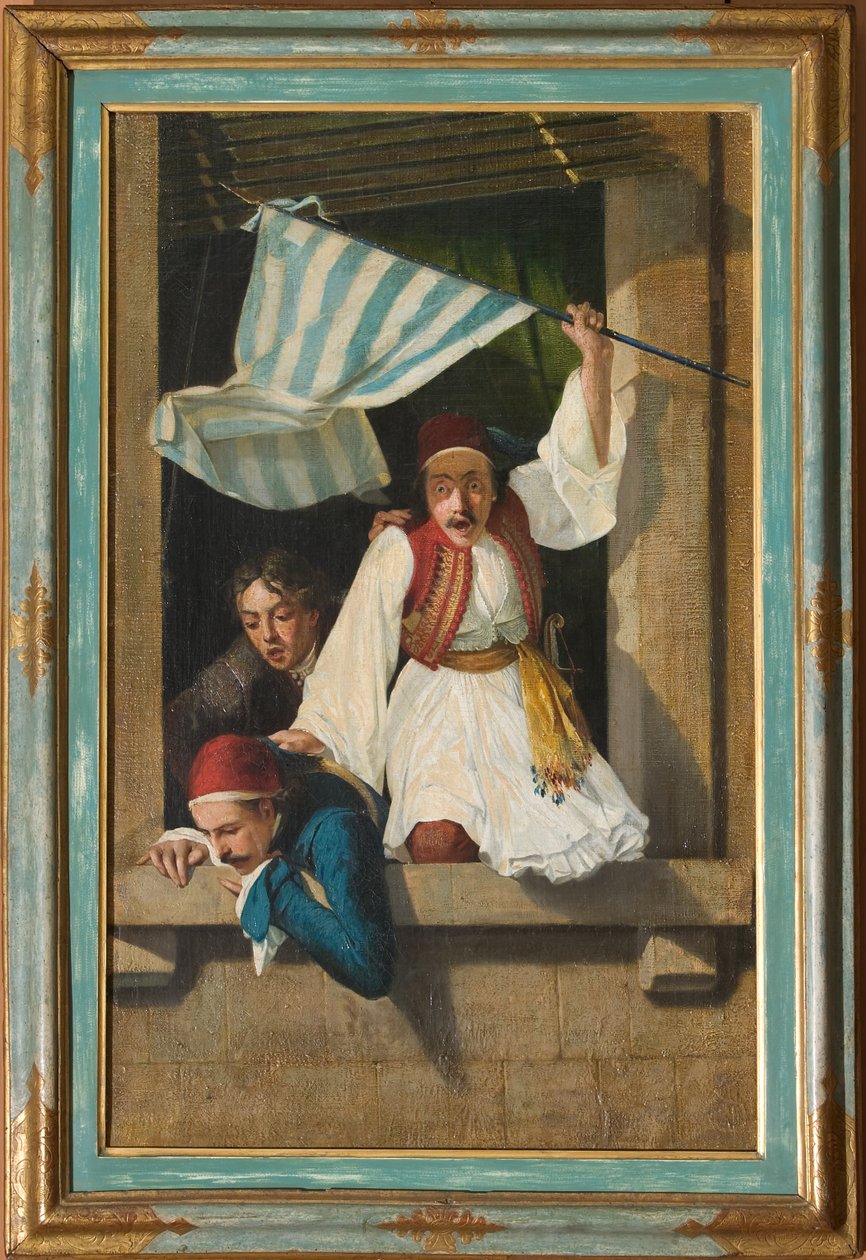 Scene of the Greek Revolution by Narciso Malatesta