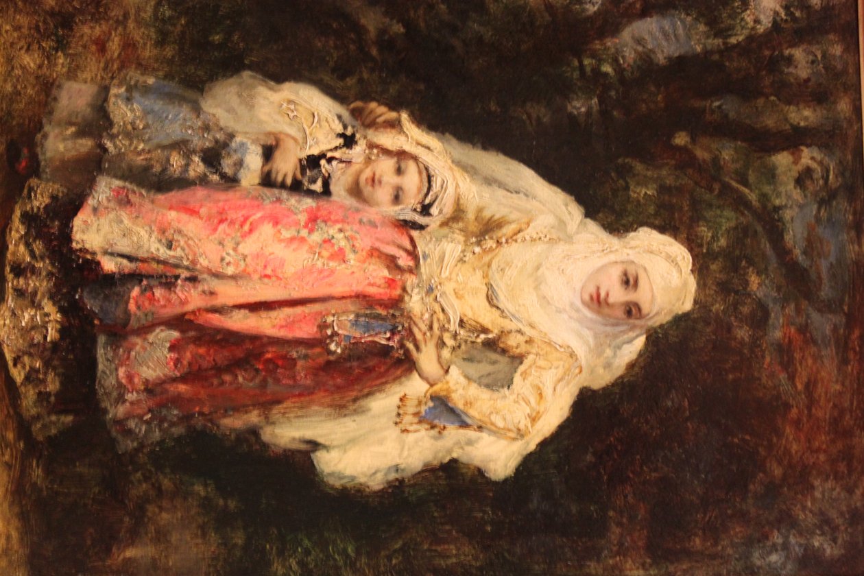 Oriental Woman with her Daughter by Narcisse Virgilio Díaz