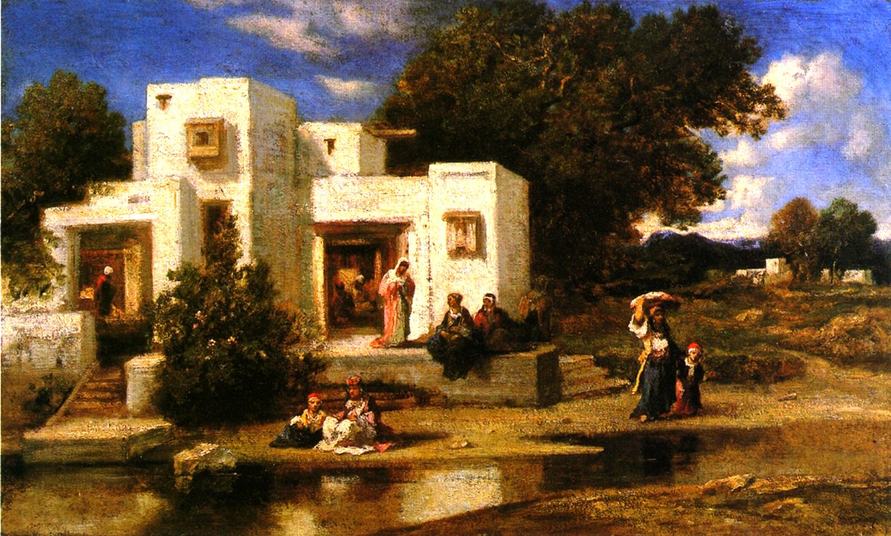 A Turkish House by Narcisse Virgile Diaz de la Peña