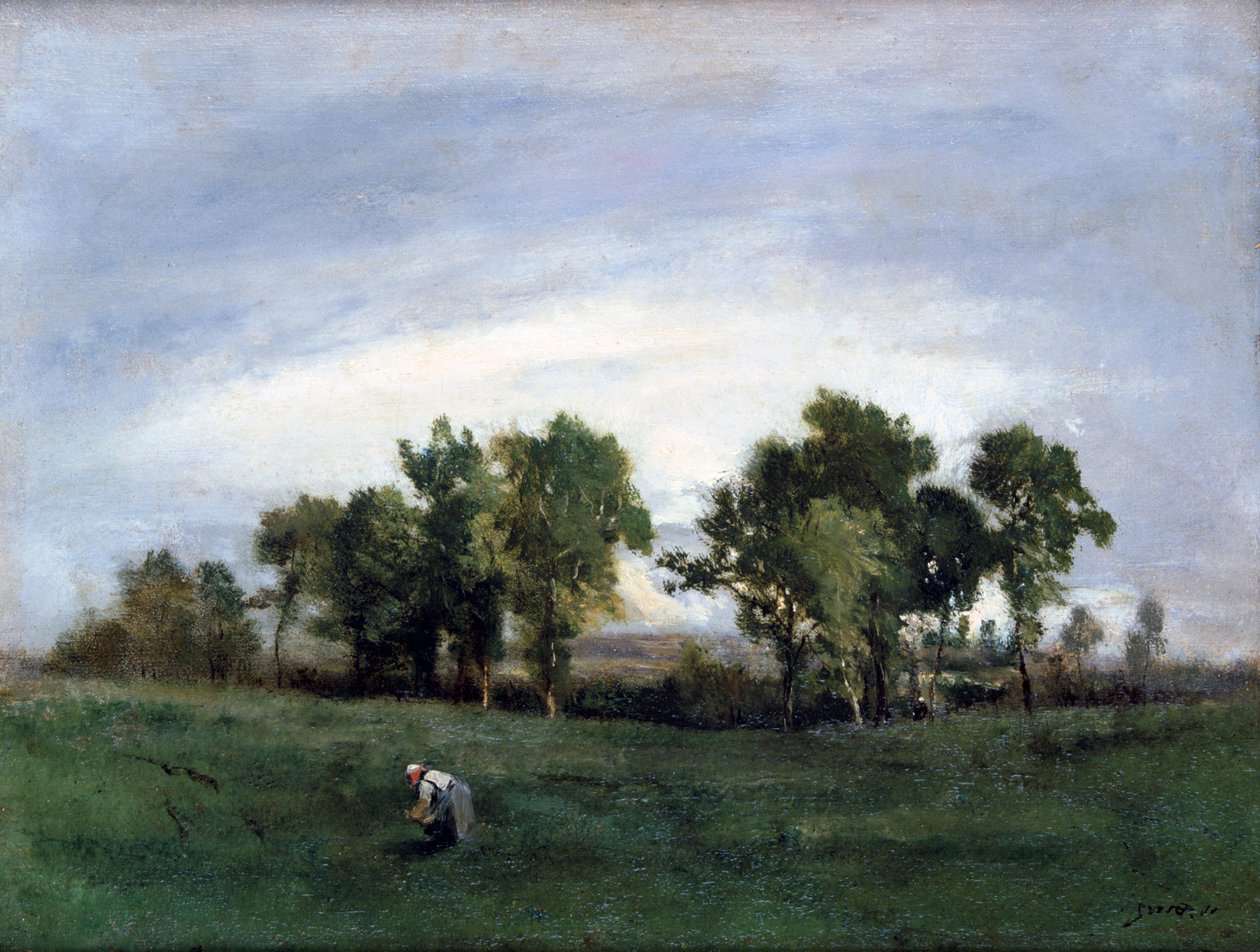 Woman in Country Field, c1828-1876 by Narcisse Virgile Diaz de la Peña