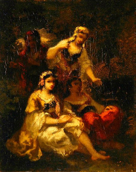 Four Spanish Maidens, c.1844-60 by Narcisse Virgile Diaz de la Peña