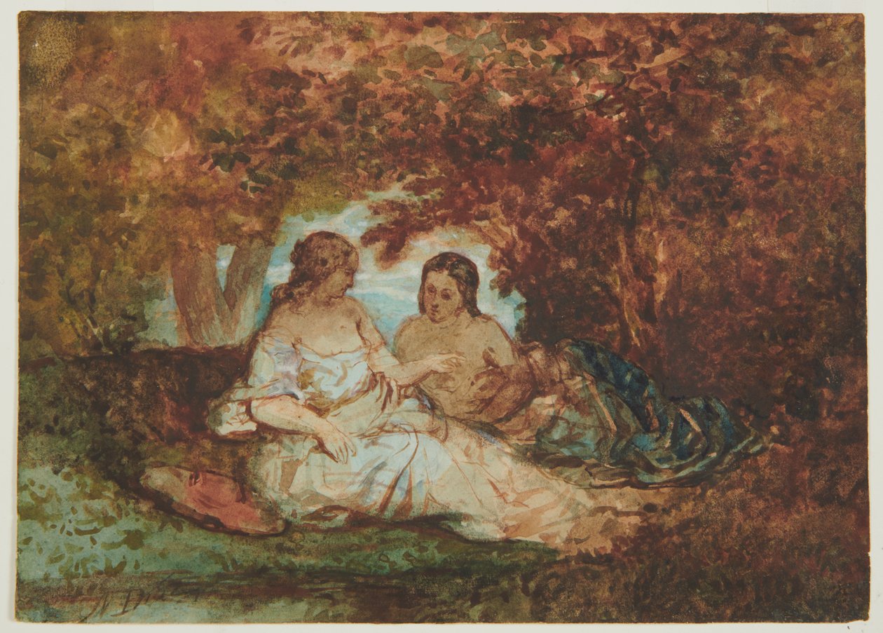 Woodland Scene, c.1830-50 by Narcisse Virgile Diaz de la Peña