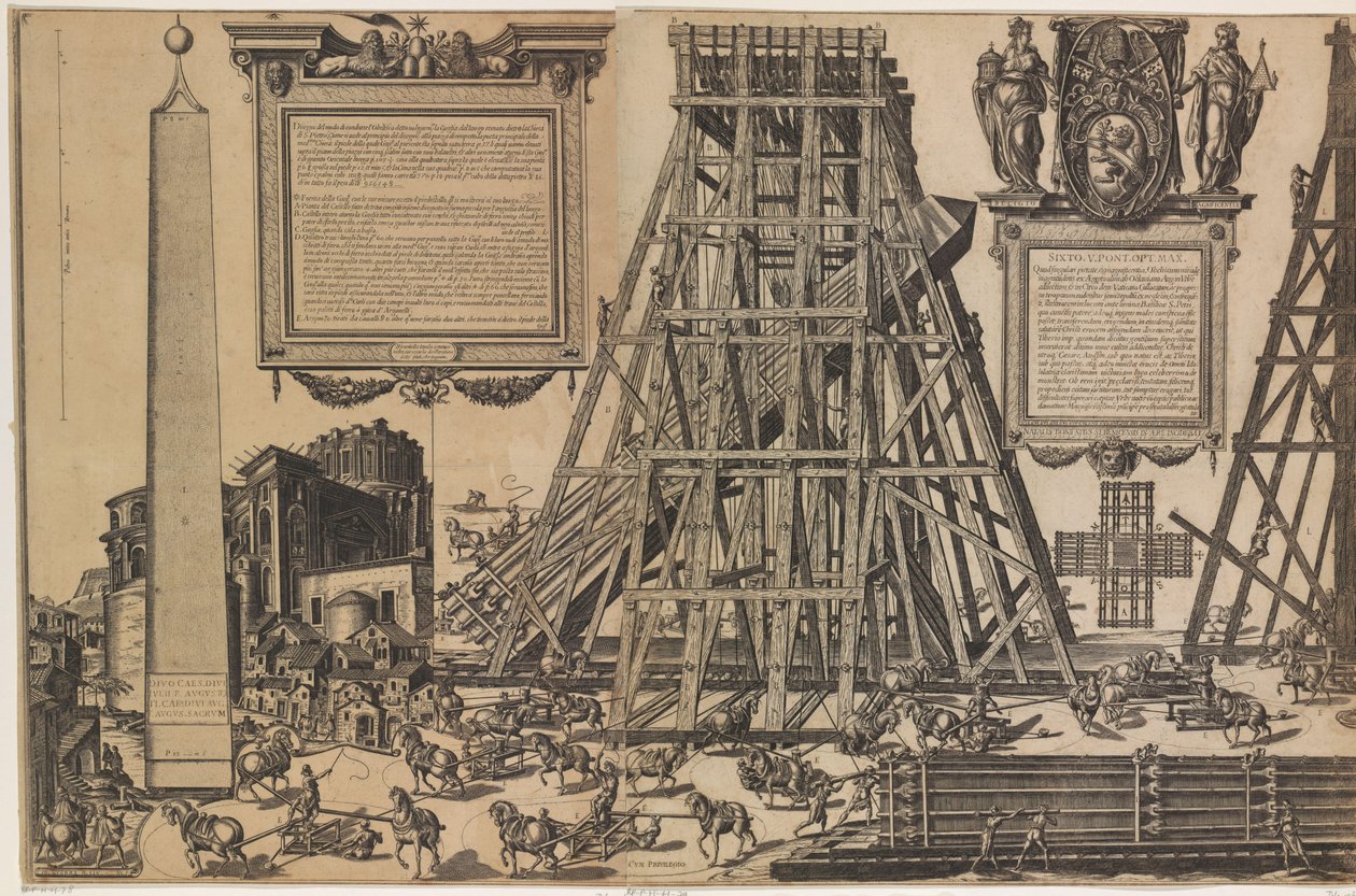 The Erection of the Obelisk in St. Peter