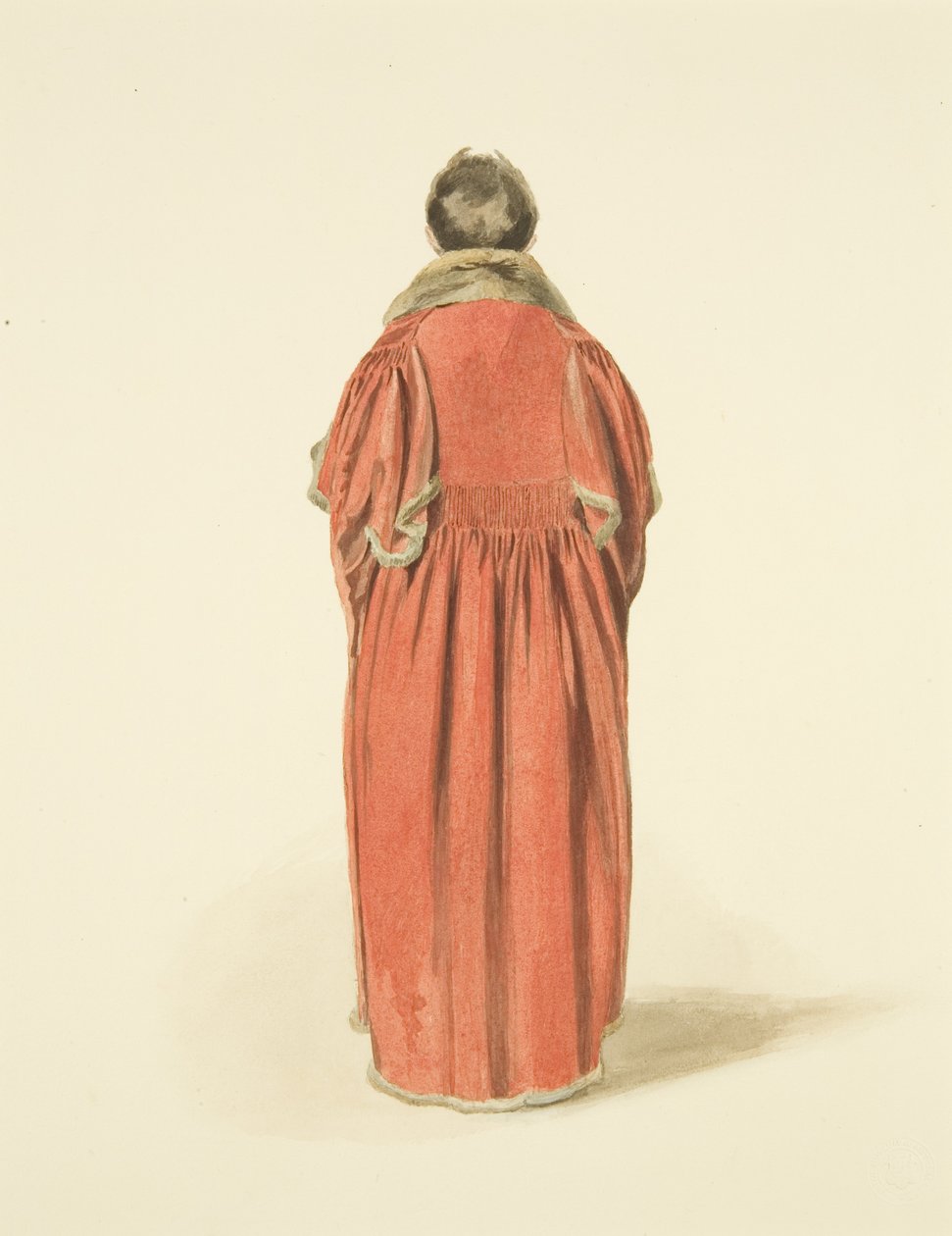 Costume of Alderman of Bristol from behind by Nathan Cooper Branwhite