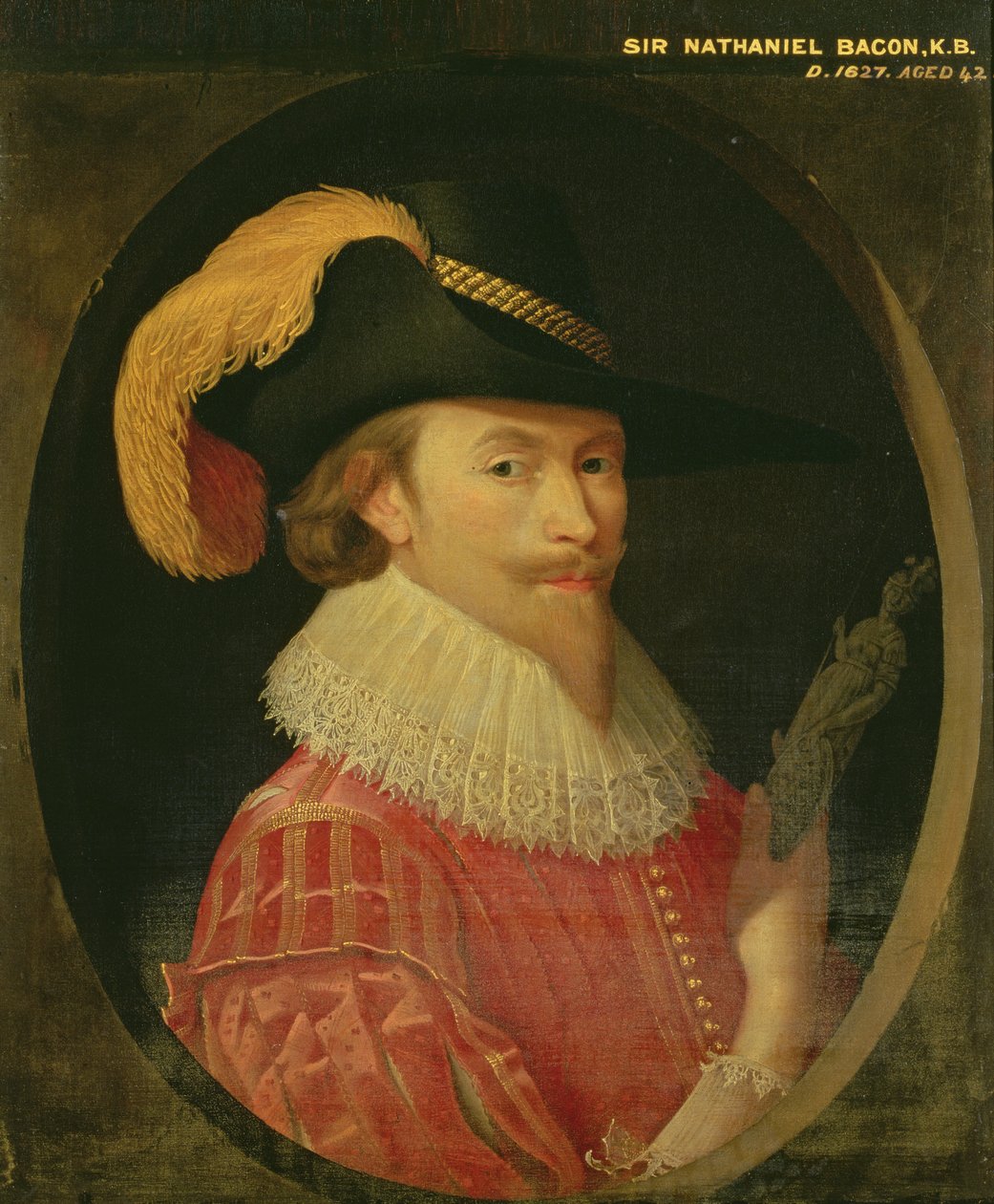 Self Portrait Aged 42 by Nathaniel Bacon
