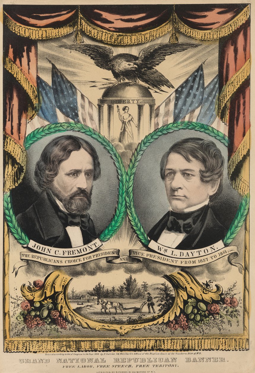 Grand National Republican Banner by Nathaniel Currier