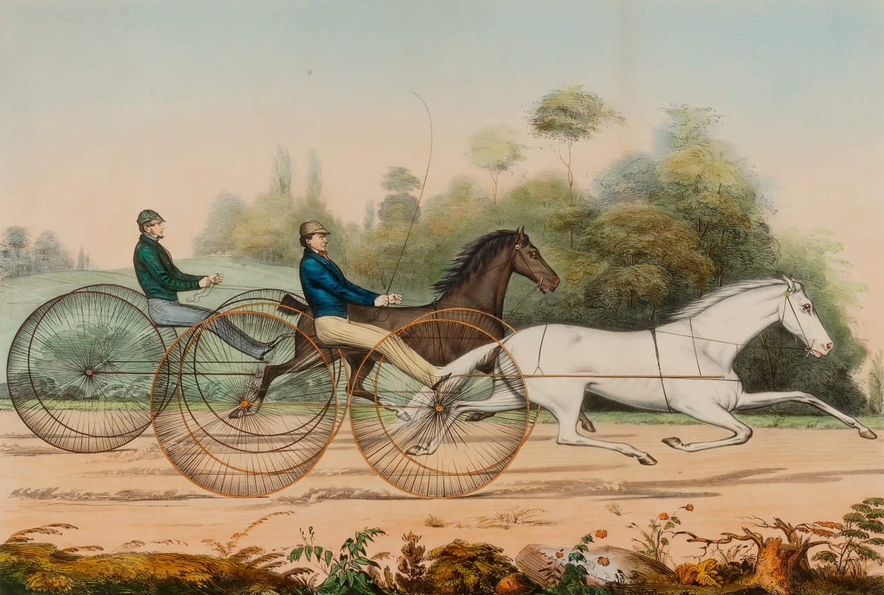 Lady Suffolk and Lady Moscow by Nathaniel Currier