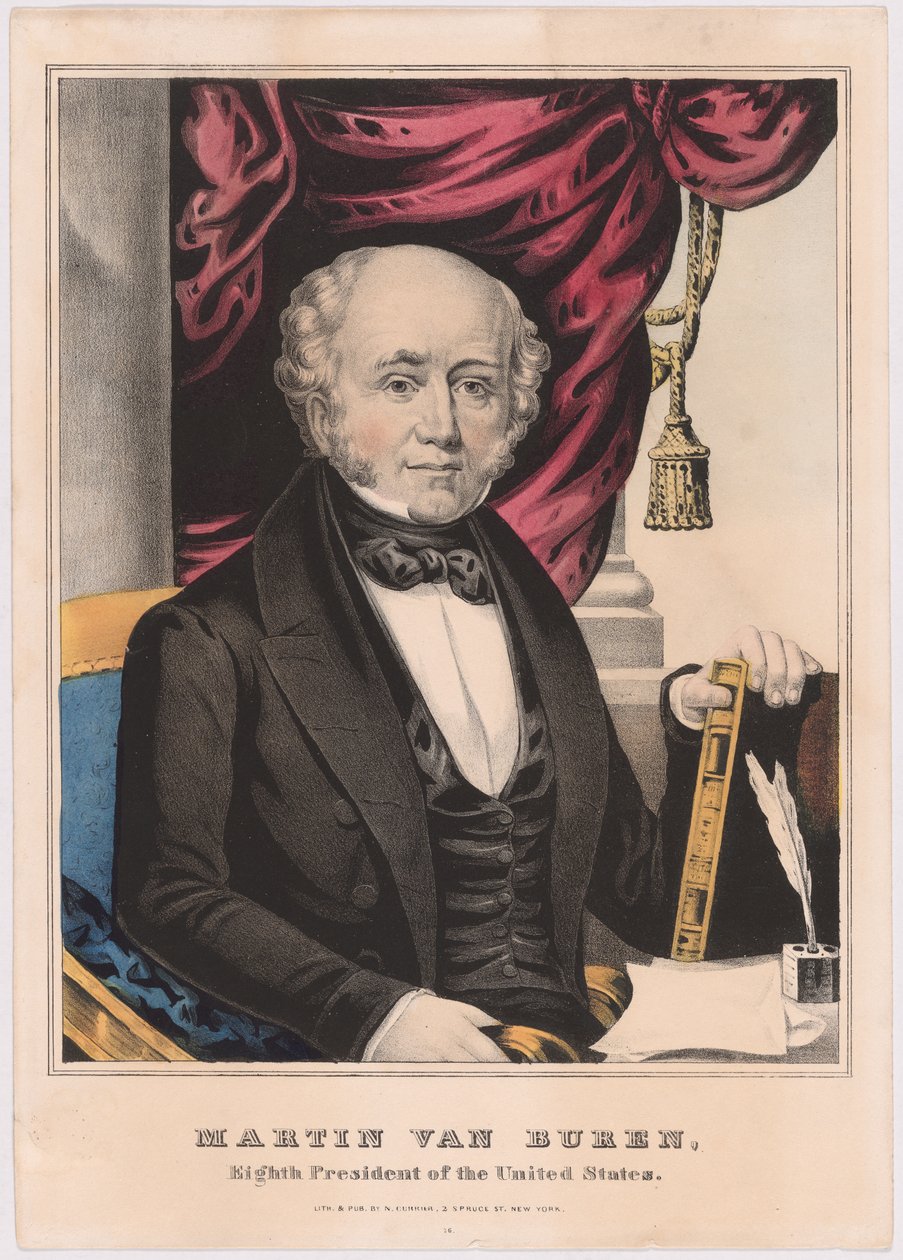 Martin Van Buren by Nathaniel Currier