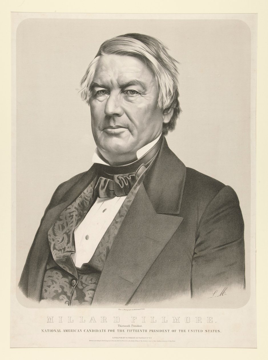 Millard Fillmore, Thirteenth President by Nathaniel Currier
