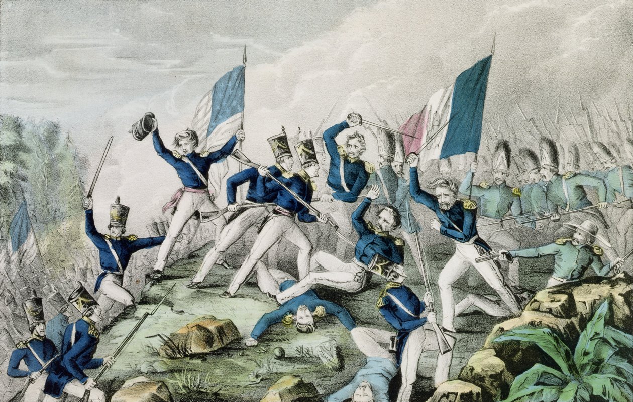 Storming of the Heights of Cerro Gordo by Nathaniel Currier