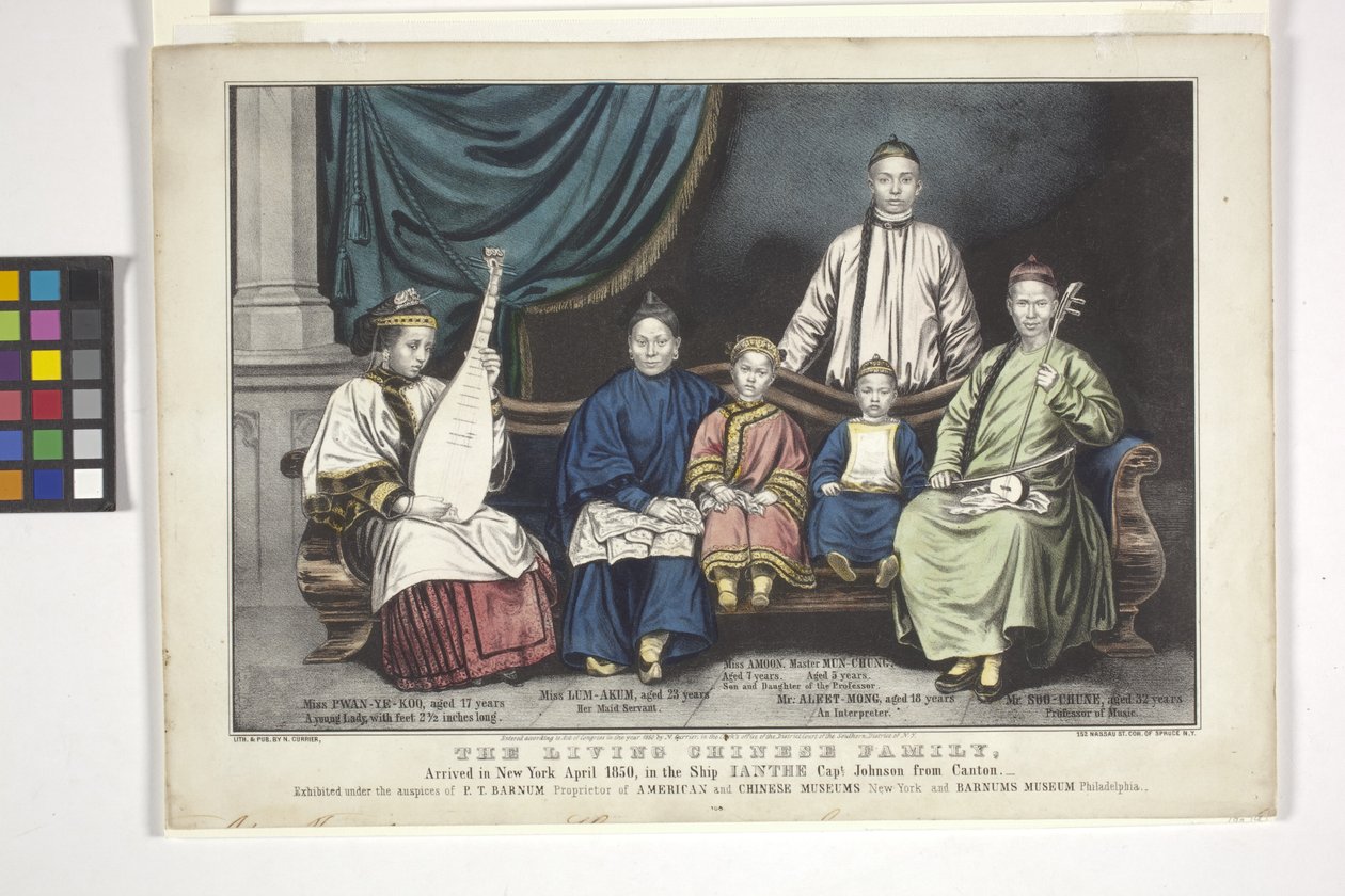 The Living Chinese Family by Nathaniel Currier