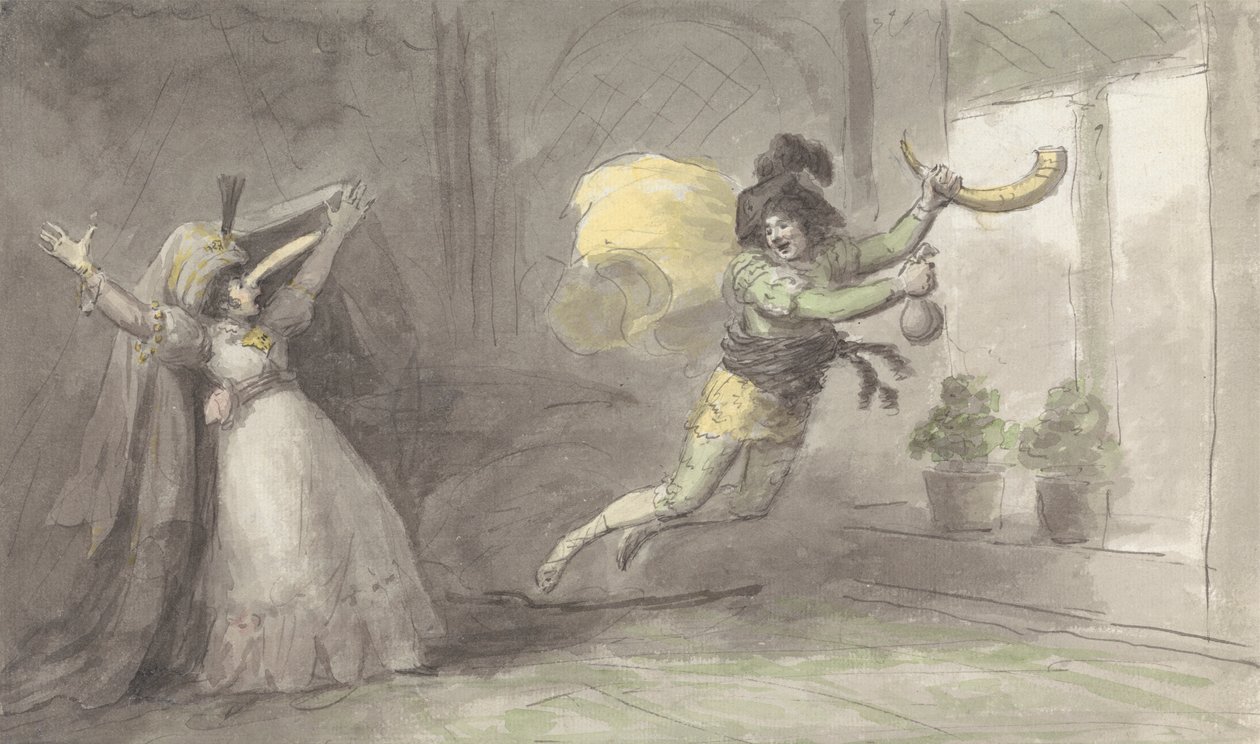 Theatrical Scene by Nathaniel Dance