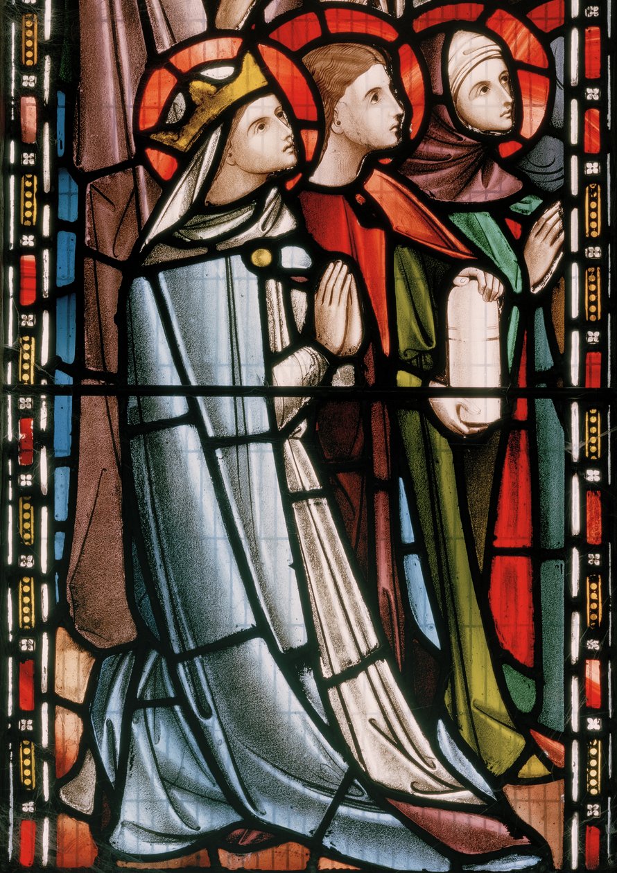 Christ in Majesty attended by Saints (detail) by Nathaniel Westlake