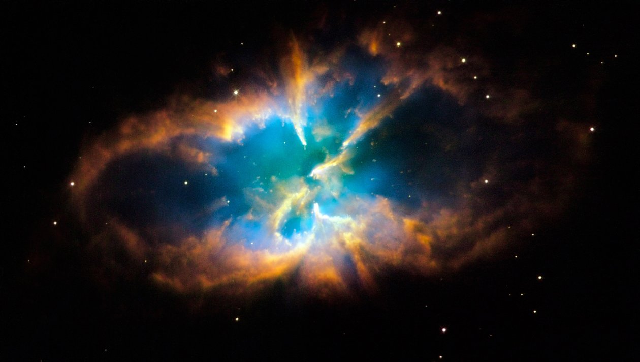 Planetary nebula NGC 2818 in the southern constellation of Pyxis (The Compass) by National Aeronautics and Space Administration National Aeronautics and Space Administration