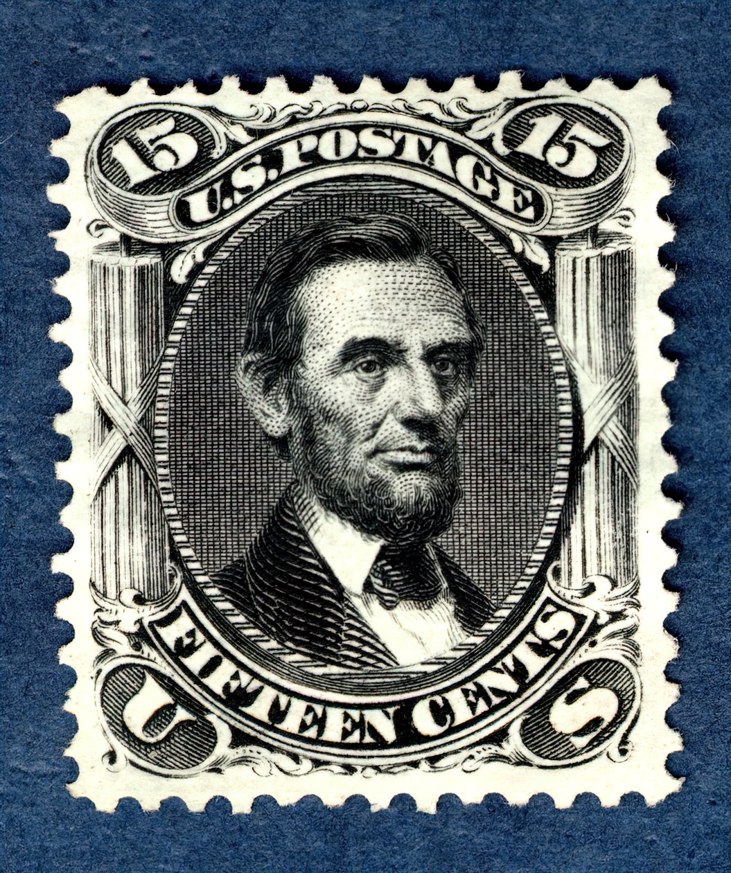 15c Abraham Lincoln Re-issue Single by National Bank Note Company