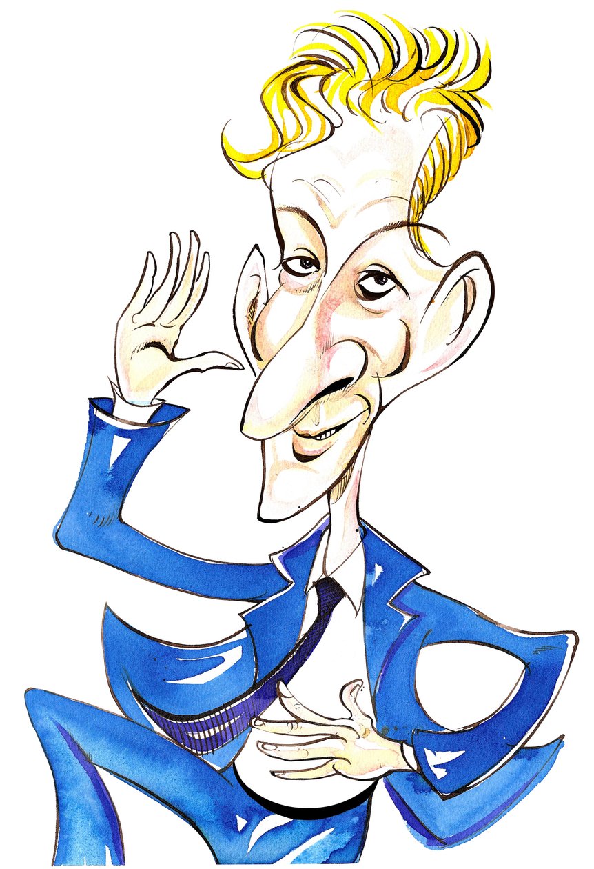 Danny Kaye (caricature) by Neale Osborne