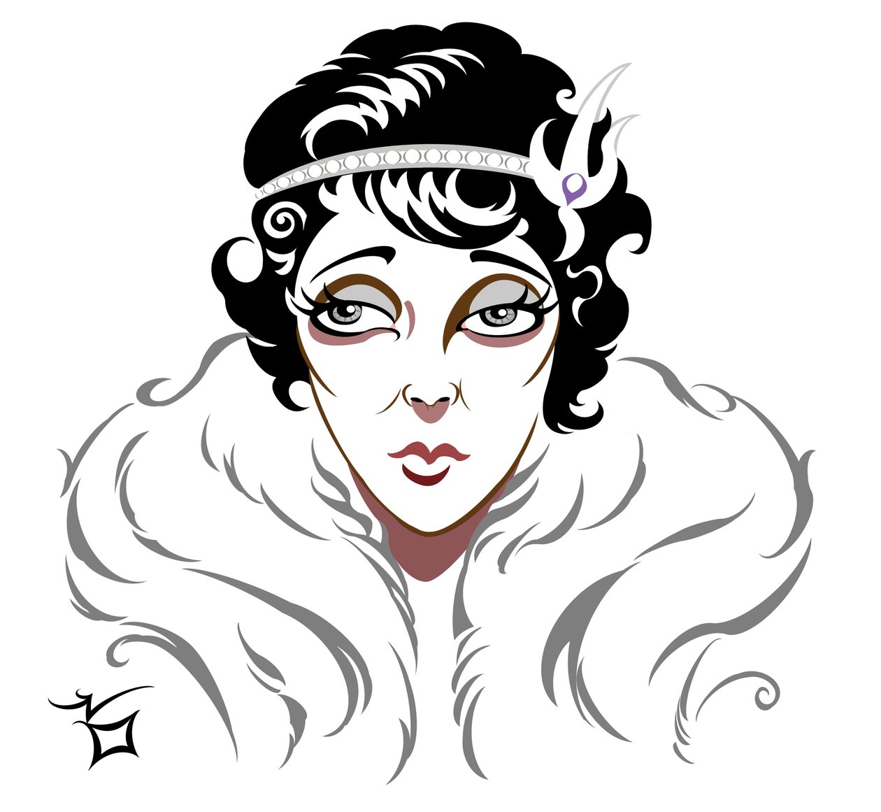 Flapper in Fur by Neale Osborne