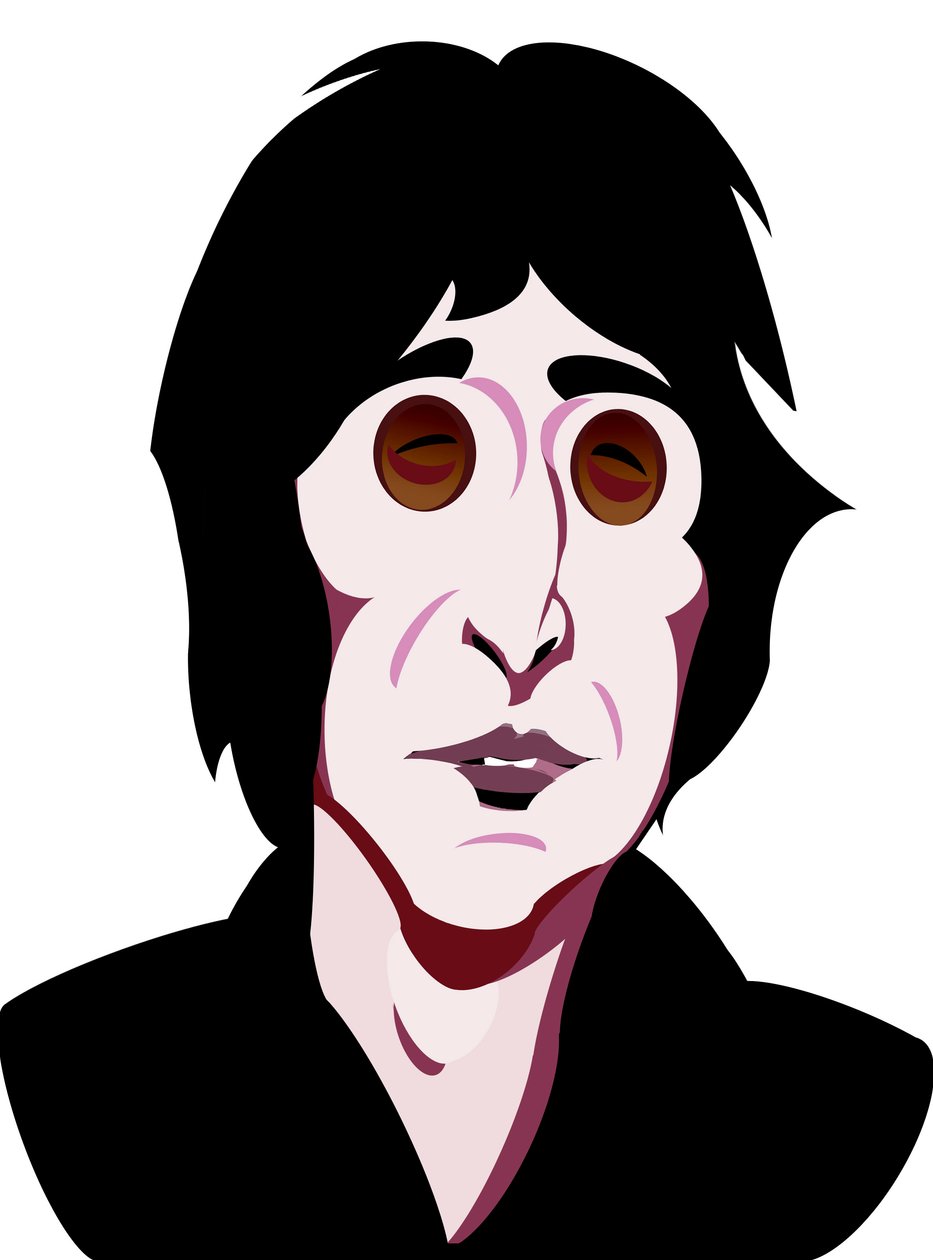 John Lennon, English Singer, Songwriter (1940-80) (Caricature) by Neale Osborne