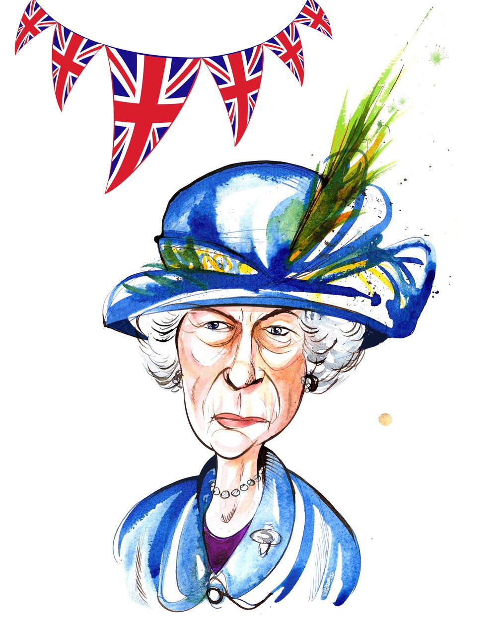 Queen Elizabeth II 2012 by Neale Osborne