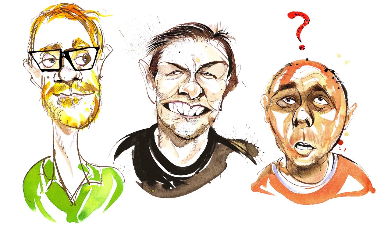The Ricky Gervais Show with Stephen Merchant, Ricky Gervais and Karl Pilkington by Neale Osborne