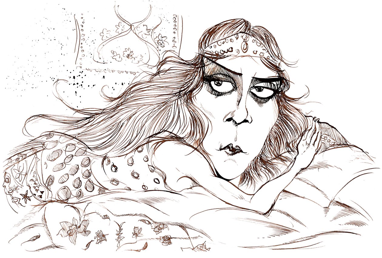 Theda Bara as Cleopatra by Neale Osborne
