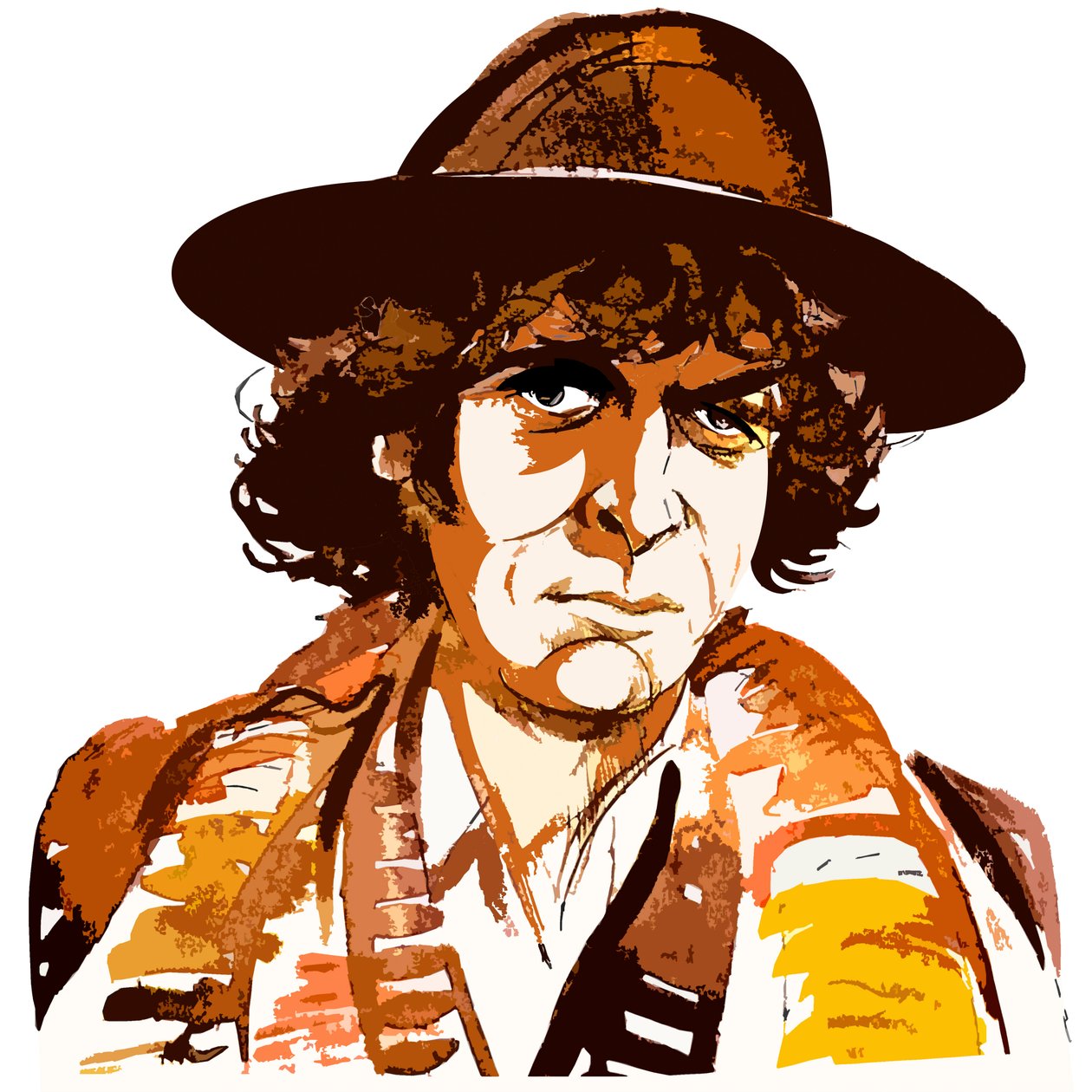 Tom Baker as Doctor Who by Neale Osborne