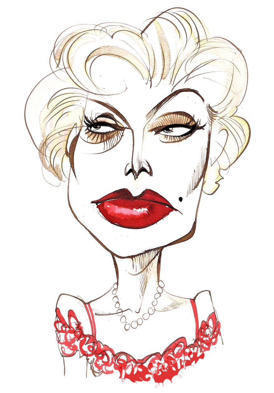 Zsa Zsa Gabor, Hungarian-American actress by Neale Osborne