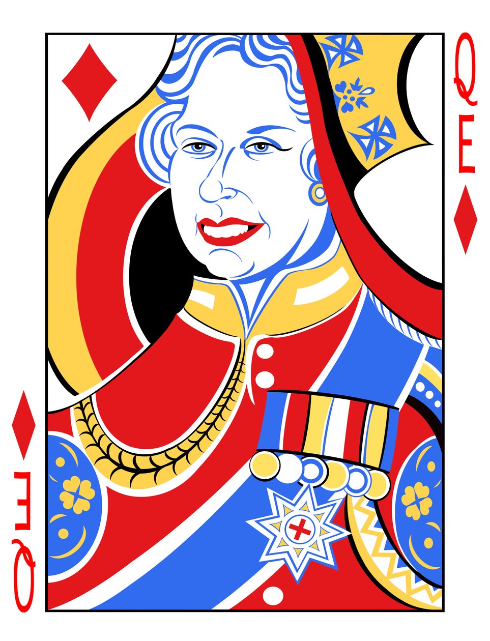 Queen Elizabeth II 2012, by Neale Osborne by Neale Osborne