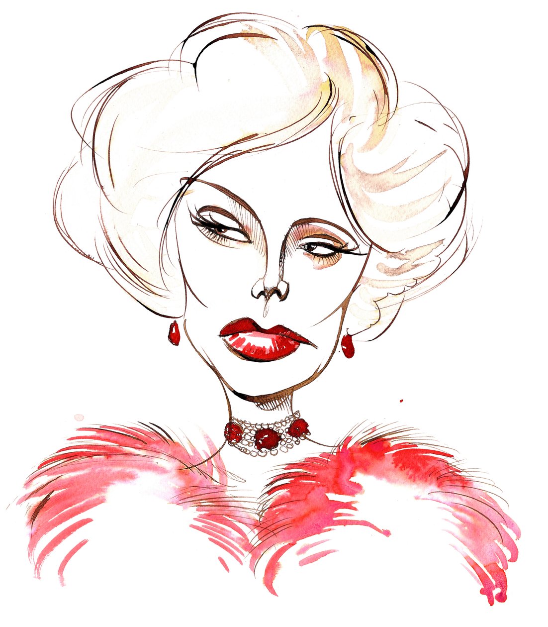 Zsa Zsa Gabor, Hungarian-American actress by Neale Osborne