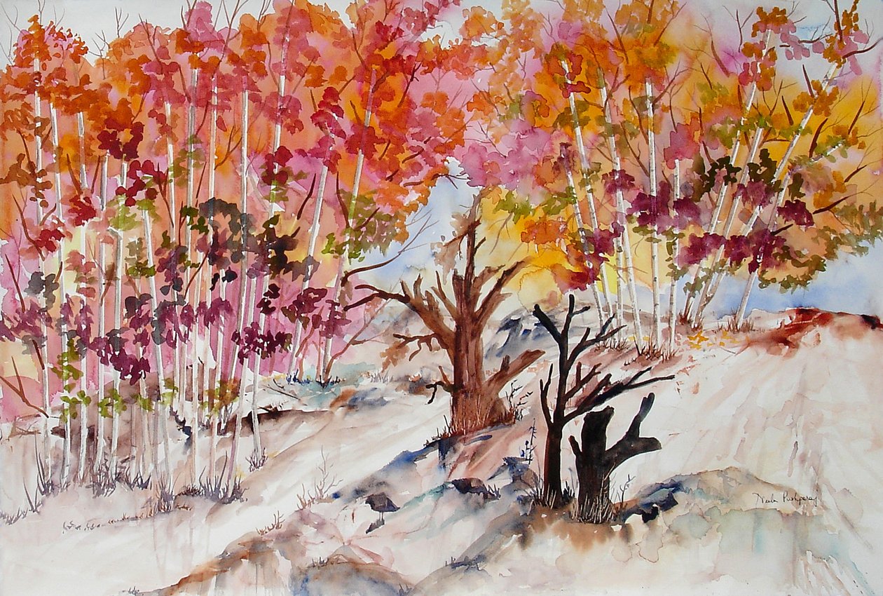 Autumn Tree Tops by Neela Pushparaj