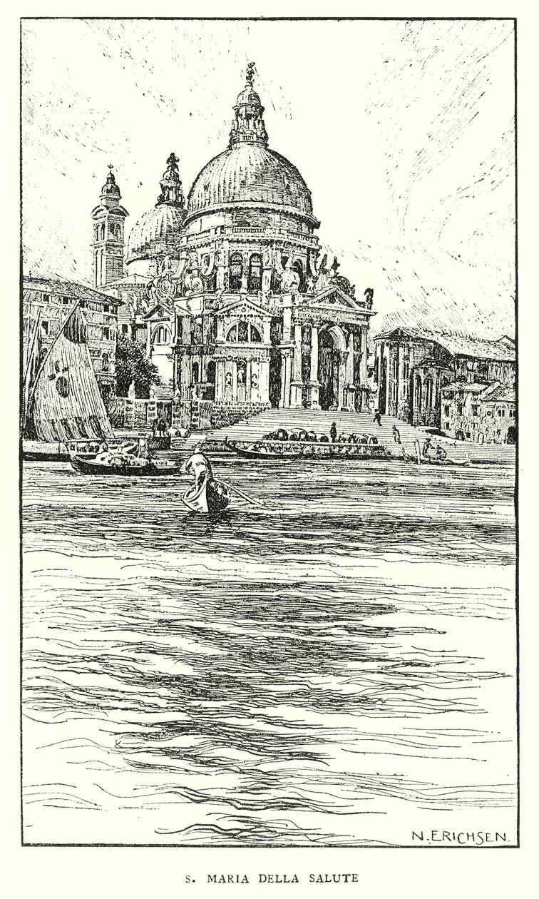 Santa Maria Della Salute by Nelly Erichsen