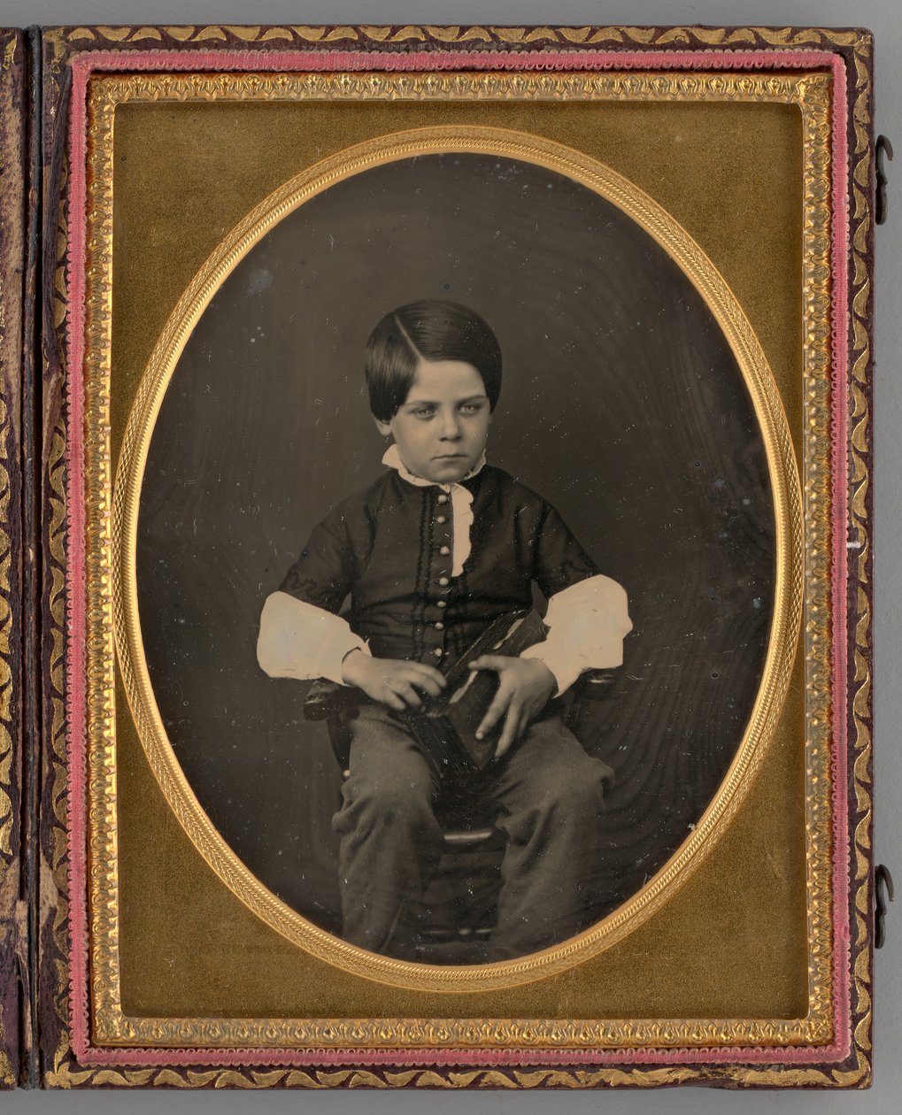 Untitled Portrait of a Seated Boy by Nelson