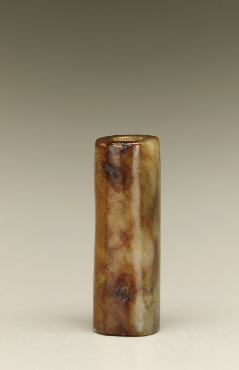 Cylindrical Bead, Lake Tai Region, Liangzhu Culture by Neolithic Period Chinese School