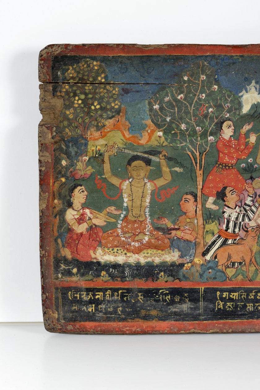 Detail (Buddhist manuscript cover) by Nepalese School