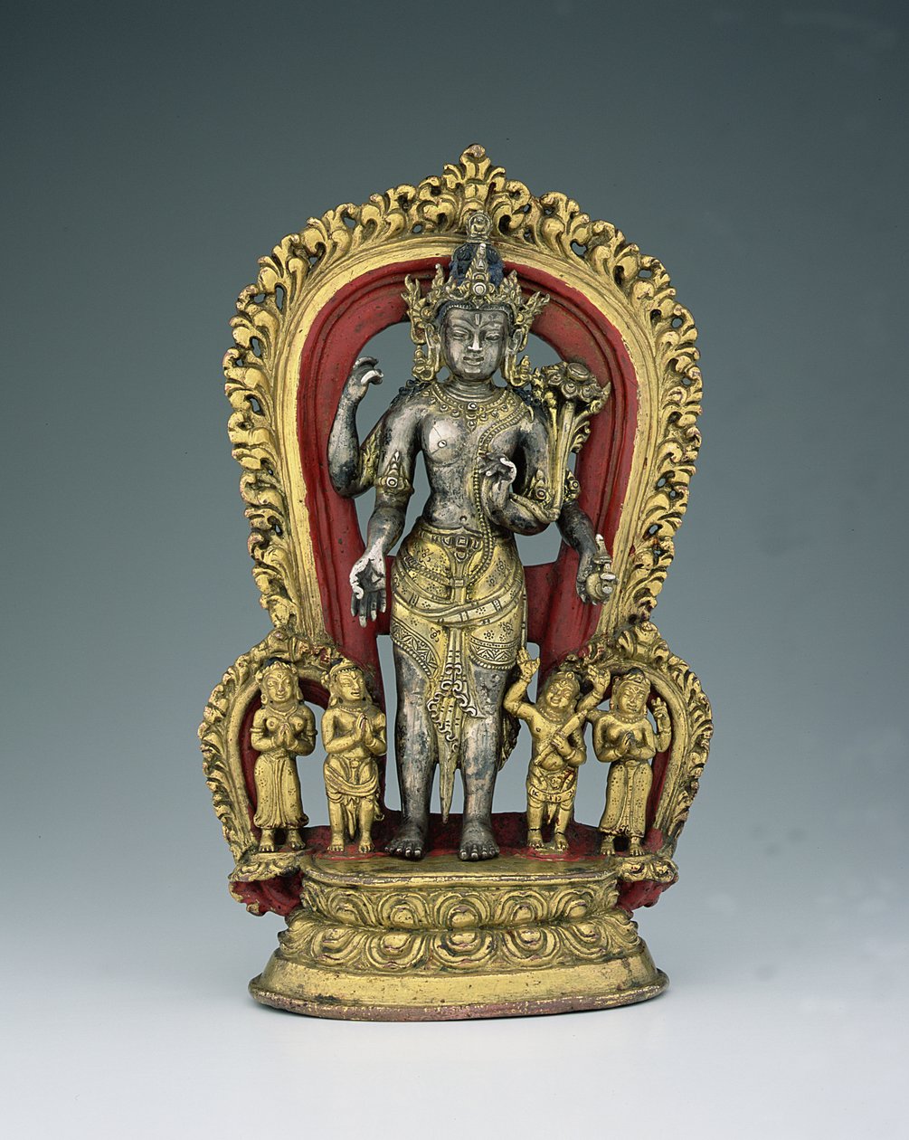 Jatamukuta Lokesvara, Khasa Malla Kingdom (1100-1484) by Nepalese School
