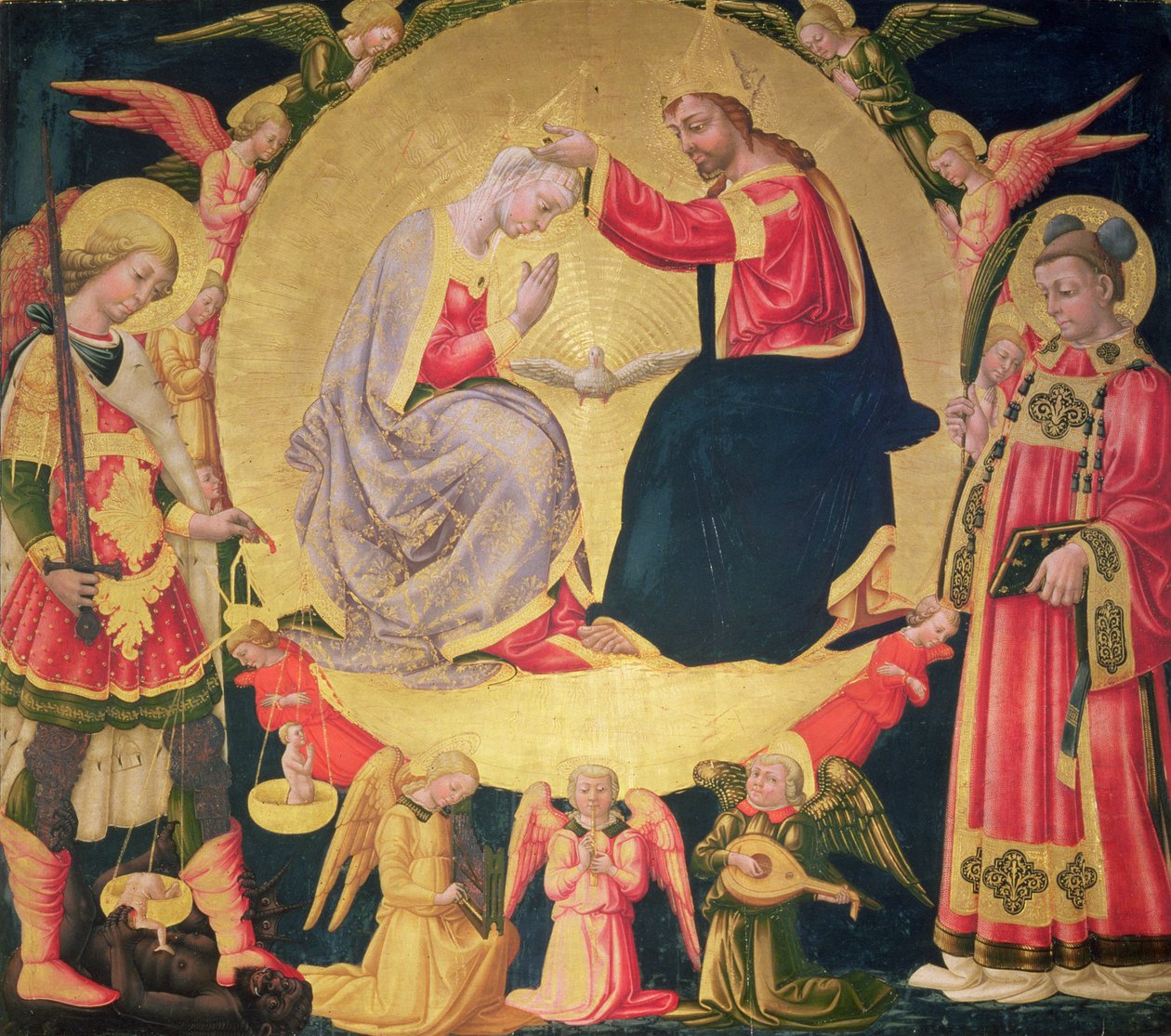 Coronation of the Virgin by Neri di Bicci