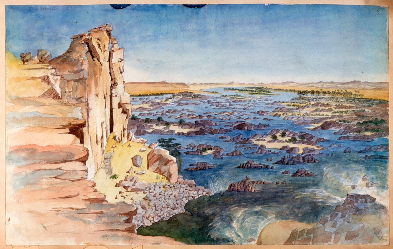 The Nile, Egypt, 19th century by Nestor l