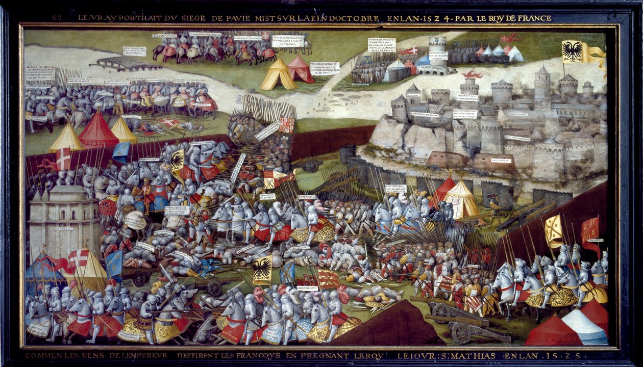 The Siege and Battle of Pavia by Netherlandish School