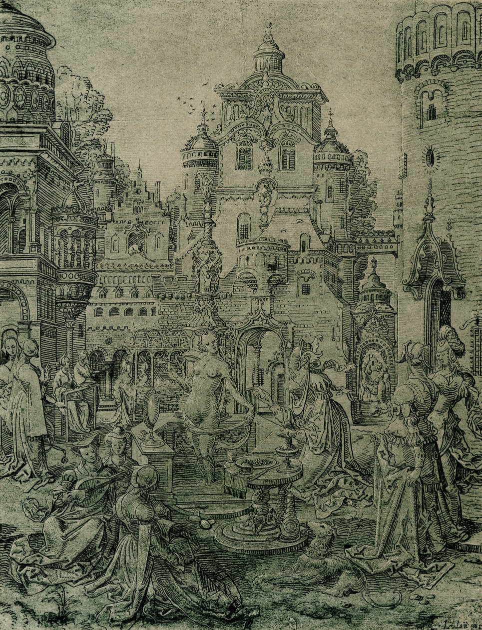 Bathsheba Bathing by Netherlandish School