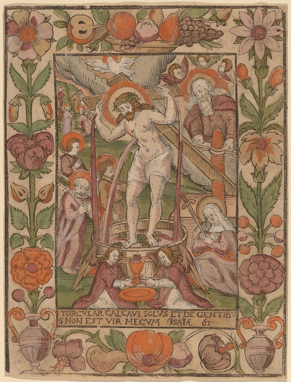 Christ in the Wine Press by Netherlandish 16th Century