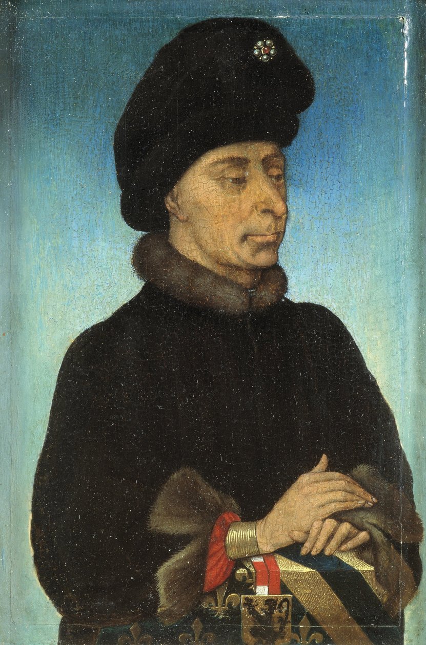 Portrait of John the Fearless, Duke of Burgundy, Mid 15th century by Netherlandish Master
