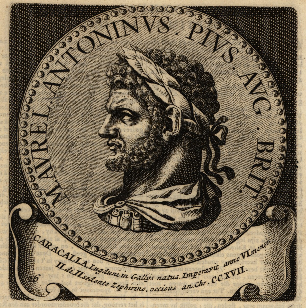 Portrait of Roman Emperor Caracalla by Netherlandish School