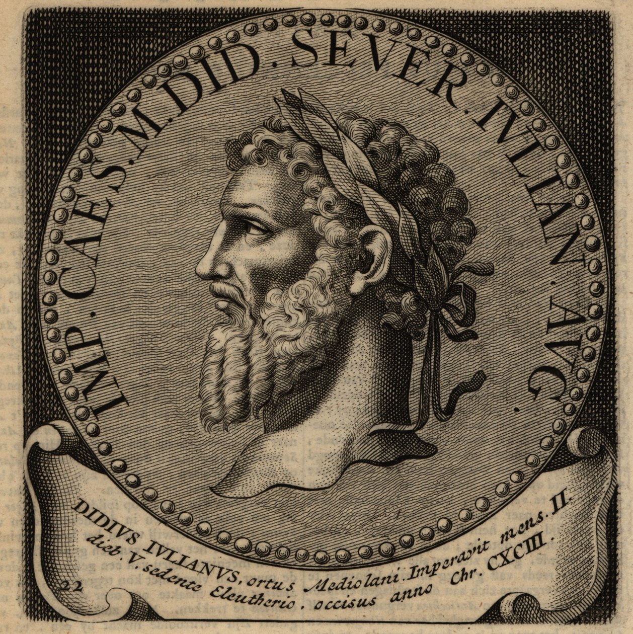 Portrait of Roman Emperor Didius Julianus by Netherlandish School